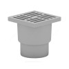 Трап нерегулируемый с гидрозатвором Дн 110 с пластиковой решёткой 150х150мм вертикальный выпуск АНИ Пласт TA1210 Трап нерегулируемый с гидрозатвором Дн 110 с пластиковой решёткой 150х150мм вертикальный выпуск АНИ Пласт TA1210