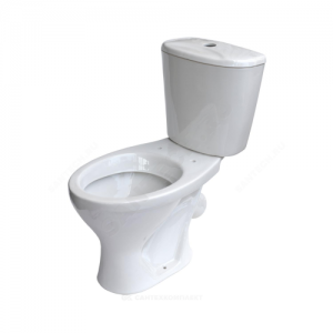 Унитаз-компакт Оптима стандарт белый нижний подвод косой выпуск 1/реж Лобненский стройфарфор