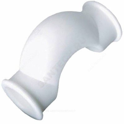 Скоба PP-R белая внутренняя пайка Дн 25 обводная с муфтами RTP (РосТурПласт) 10715