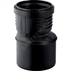 Переход PP-MD эксцентрический бесшумный Silent-PP Дн 110х50 б/нап в/к Geberit 390.572.14.1