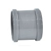 Муфта PP-H двухраструбная серая Дн 40 б/нап в/к RTP (РосТурПласт) 17200