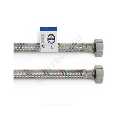Подводка гибкая для воды нержавеющая оплетка 1/2" г-г L=0,4 м AQUALINE 01413