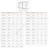 Муфта PP-R переходная серая внутр/наруж пайка Дн 25х20 VALFEX 10002520Г