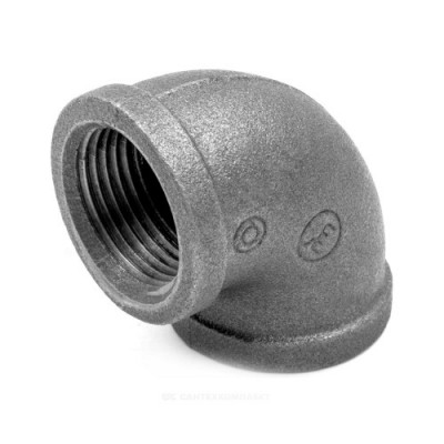 Угольник проходной чугун Ду 65 (2 1/2") ВР/ВР Fittex PLUS