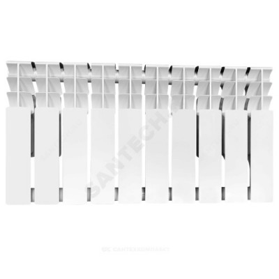 Радиатор биметаллический BM 350 10 секций RAL 9016 (белый) Benarmo