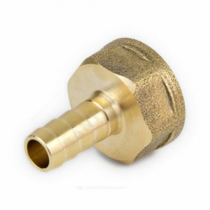Переходник латунь неразъемный для шланга Дн 18х1/2" ВР 9101 Aquasfera 9101-11