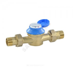 Счётчик х/в крыльчатый одноструйный Ду 25 Ру16 50С L=160мм резьба В/К ОСВХ Декаст 74-25-01