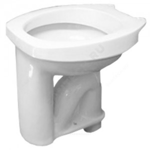 Унитаз без бачка Ермак белый верт/выпуск без комплекта Лобненский стройфарфор