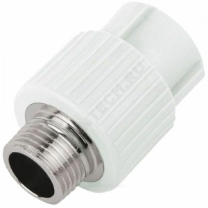 Муфта PP-R комбинированная белая НР Дн 25х1/2" RTP (РосТурПласт) 10664