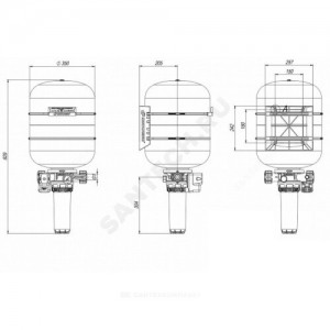 Комплект автоматизации на баке КРАБ 50 50 л для насоса Джилекс 9030 Комплект автоматизации на баке КРАБ 50 50 л для насоса Джилекс 9030