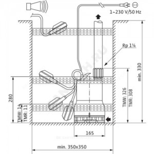 Насос дренажный TMW 32/11 Wilo 4048414 Насос дренажный TMW 32/11 Wilo 4048414