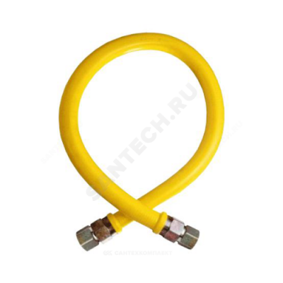 Подводка гибкая для газа ПВХ армированная 1/2" г-ш L=0,8 м Tuboflex