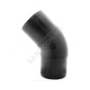 Отвод спигот ПЭ100 SDR11 Дн 225х45гр Ру16