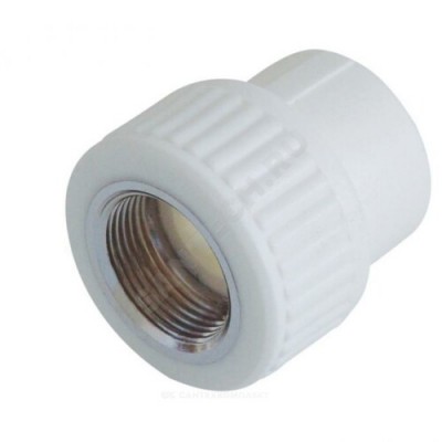 Муфта PP-R комбинированная белая ВР Дн 32х1" VALFEX 10129032
