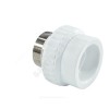 Муфта PP-R комбинированная под ключ белая НР Дн 110х4" VALFEX 10135110