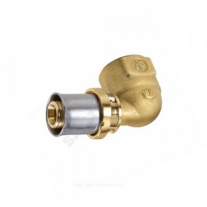 Угольник МП/PE-X латунь пресс Дн 20х3/4"х90гр ВР RM129 Giacomini RM129Y047