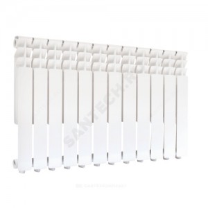 Радиатор алюминиевый AL 500/78 S19 12 секций Qну=1476 Вт RAL 9016 (белый) Benarmo