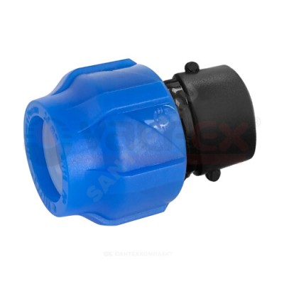 Муфта компрессионная ПЭ ВР Дн 32х1 1/4" Ру16 VALFEX 121001232114