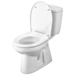 Унитаз-компакт Анимо белый нижний подвод верт/выпуск 2/реж дюропласт Santek 1.WH30.2.133