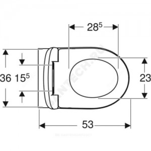 Унитаз подвесной Renova T54 Rimfree микролифт Geberit 500.800.00.1
