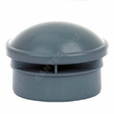 Клапан PP-H вакуумный серый Дн 110 б/нап Ostendorf 881790