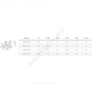 Кран шаровой латунь 11Б27фт1М Ду 20 Ру40 ВР/"американка" полнопроходной рычаг VALFEX VF.225.LR1.034