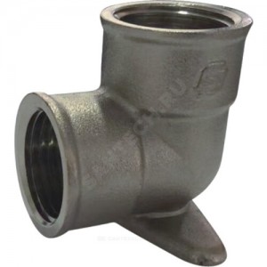 Угольник латунь никель установочный Ду 15 (1/2") 2 отверстия ВР/ВР Китай Угольник латунь никель установочный Ду 15 (1/2") 2 отверстия ВР/ВР Китай