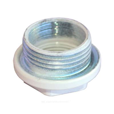 Заглушка (пробка) глухая 1" правая резьба для алюминиевых и биметаллических радиаторов с прокладкой Ogint