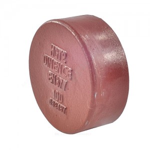 Заглушка чугун SML Ду 100 торцевая б/растр Заглушка чугун SML Ду 100 торцевая б/растр