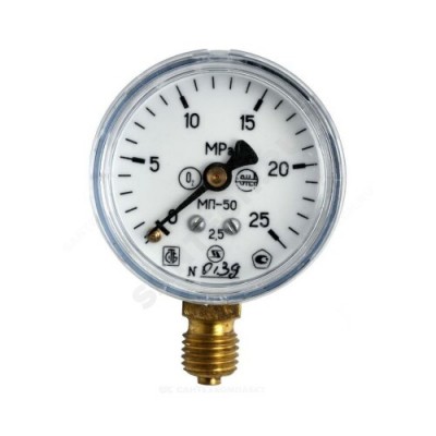 Манометр МП-50 радиальный Дк50мм 0-1,6 МПа М12х1,5 ЗАВОД ТЕПЛОТЕХНИЧЕСКИХ ПРИБОРОВ