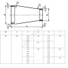 Переход сталь концентрический Дн 133х5,0-57х3,0 (Ду 125х50) бесшовный ГОСТ 17378-2001 РБ