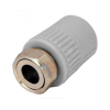 Муфта PP-R комбинированная серая с накидной гайкой Дн 25х3/4" VALFEX 10139025Г Муфта PP-R комбинированная серая с накидной гайкой Дн 25х3/4" VALFEX 10139025Г