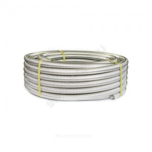 Труба гофрированная сталь нерж SS304 18A отожженная под развальцовку бухта 20м STAHLMANN SP3041800020