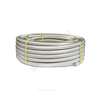 Труба гофрированная сталь нерж SS304 18A отожженная под развальцовку бухта 20м STAHLMANN SP3041800020