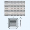 Решетка вентиляционная сталь 200х200 Эра 2020МЭ