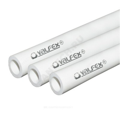 Труба PP-R белая Дн 32х2,9 Ру10 SDR11 Т<20С L=4м VALFEX 10103032