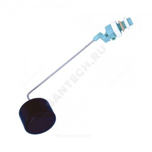 Клапан для бачка наливной боковое подключение металлическое коромысло РБМ 20