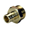 Муфта для PE-X латунь Дн 25х1/2" НР РОС