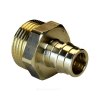 Муфта для PE-X латунь Дн 25х1/2" НР РОС
