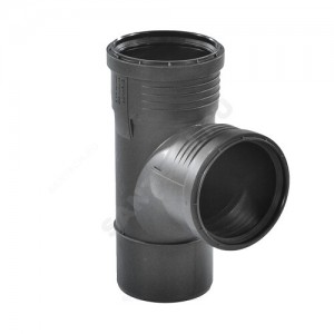 Тройник PP-MD со смещенным впуском бесшумный Silent-PP Дн 110х110х87,5гр б/нап в/к Geberit 390.555.14.1