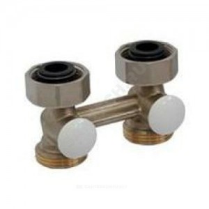 Узел нижнего подключения R387L для двухтр Ду 20 Ру10 3/4"x3/4"ЕК прямой Giacomini R387LX002