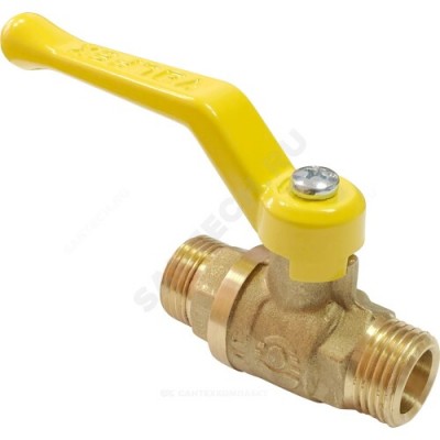 Кран шаровой латунь газ 11Б27фтМ Ду 20 Ру16 НР полнопроходной рычаг VALFEX VF.270.LR3.034