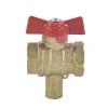 Кран латунный шаровой 11б27п13 для термодатчика Ду 15 ВР Цветлит ZW10025