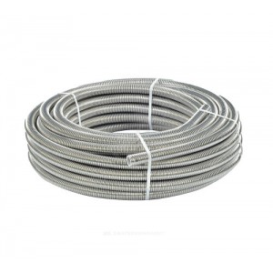 Труба гофрированная сталь нерж SS304 15A Ду 15 Ру15 неотожженная бухта 100м STAHLMANN SP3041510100