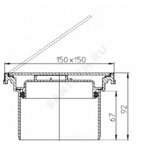 Ревизия-прочистка PP-B коричневая Дн 110 б/нап для НПВХ и PP-H HL HL98 Ревизия-прочистка PP-B коричневая Дн 110 б/нап для НПВХ и PP-H HL HL98