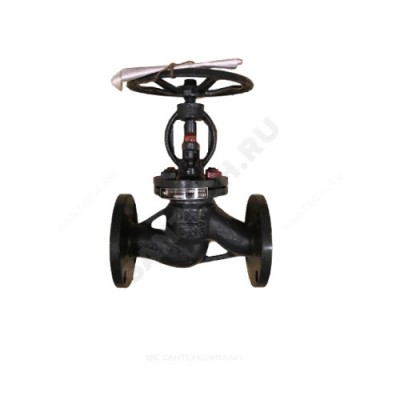 Клапан запорный сталь 15с65нж Ду 32 Ру16 Тмакс=425 оС фл Россия