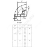 Отвод сталь бесшовный крутоизогнутый 90гр Дн 89х3,0 (Ду 80) под приварку ГОСТ 17375-2001