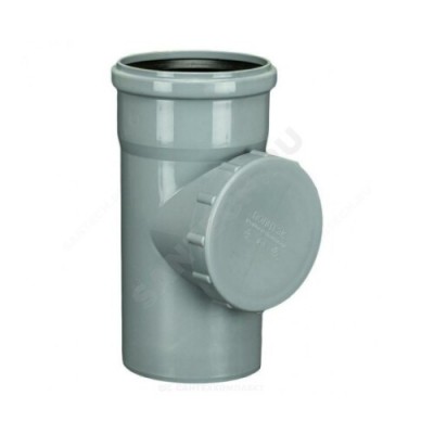 Ревизия PP-H серая Дн 110 б/нап в/к Политэк 611000