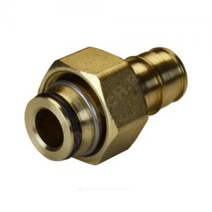 Соединитель для PE-X латунь Дн 16х1/2" накидная гайка с евроконусом GX179 Giacomini GX179Y043