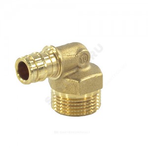 Угольник для PE-X латунь Дн 32х1" НР РОС Угольник для PE-X латунь Дн 32х1" НР РОС